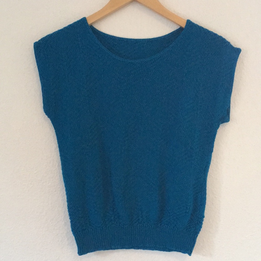 Retro Knit T-Shirt Blouse
